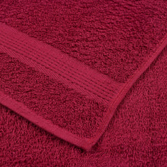 vidaXL 6 Piece Towel Set "FROGN" Bordeaux 360 gsm 6