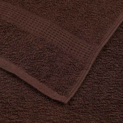 vidaXL 6 Piece Towel Set "FROGN" Brown 360 gsm 6