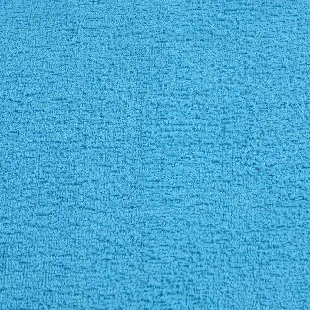 vidaXL 6 Piece Towel Set "FROGN" Turquoise 360 gsm 6