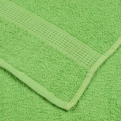 vidaXL 6 Piece Towel Set "FROGN" Apple Green 360 gsm 6