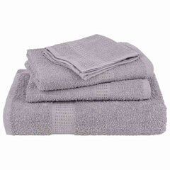vidaXL 12 Piece Towel Set "FROGN" Grey 360 gsm 4