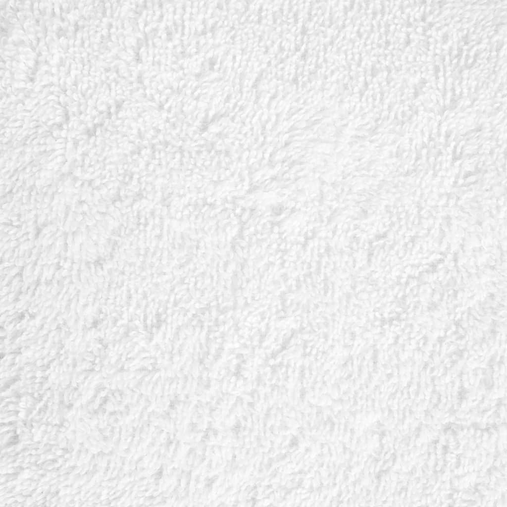 vidaXL Premium Towels "SOLUND" 2 pcs White 100x200 cm 600 gsm 5