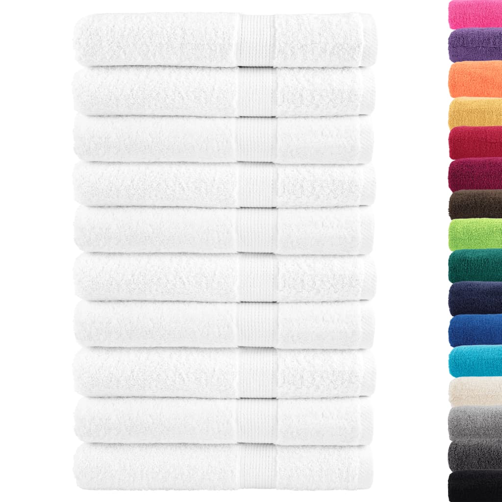 Premium Towels SOLUND 100x200 cm 600 gsm 10 pcs White