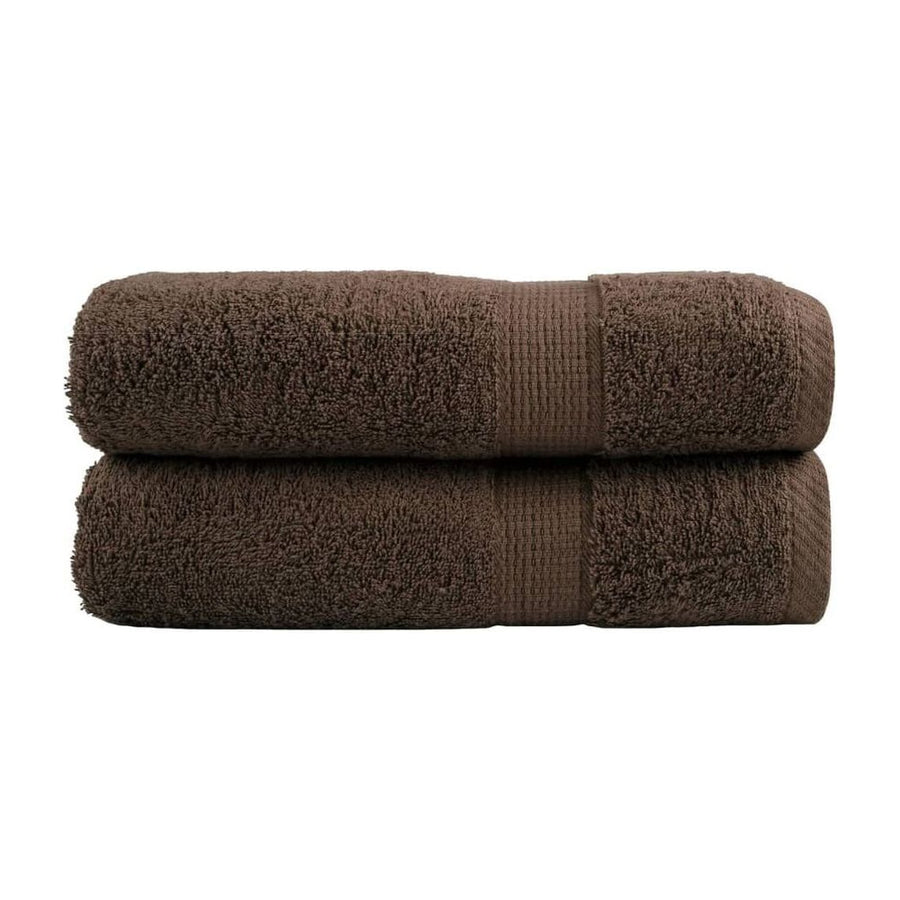 Premium Bath Towels "SOLUND" 2 pcs Brown 600 gsm