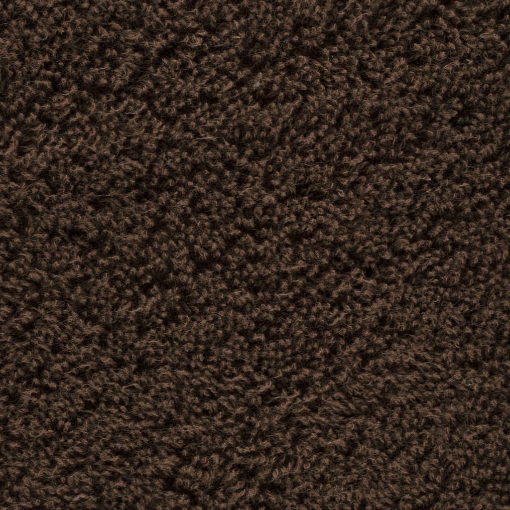 vidaXL Premium Towels "SOLUND" 2 pcs Brown 100x200 cm 600 gsm 5