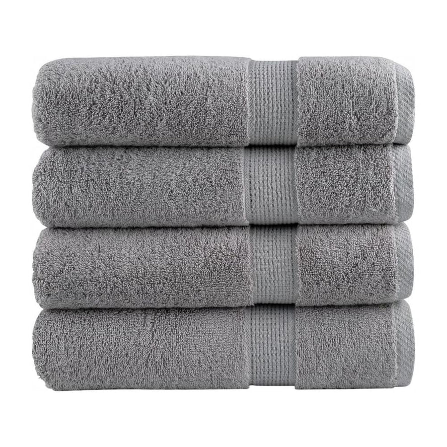 Premium Shower Towels "SOLUND" 4 pcs Grey 600 gsm