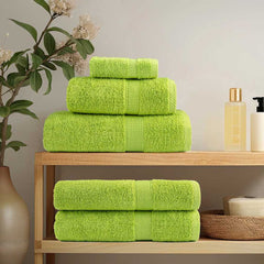 Premium Sauna Towels SOLUND 80x200 cm 600 gsm 4 pcs Apple Green