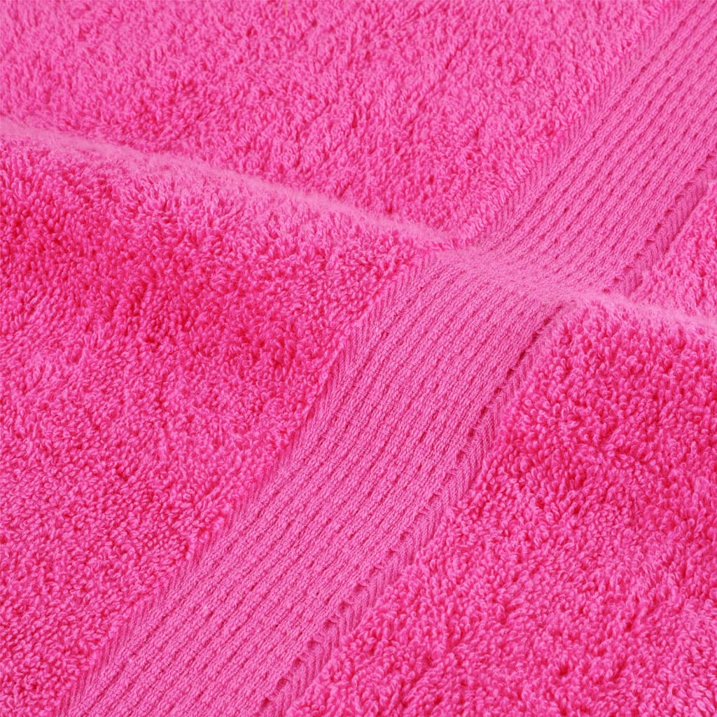 vidaXL Premium Shower Towels SOLUND 4 pcs Pink 70x140 cm 600 gsm 6