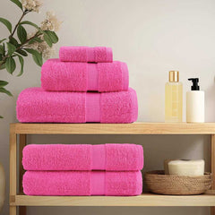 vidaXL Premium Towels SOLUND 2 pcs Pink 100x200 cm 600 gsm 3