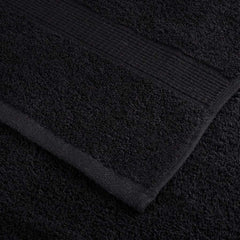 vidaXL 8 Piece Premium Towel Set SOLUND Black 600 gsm 5