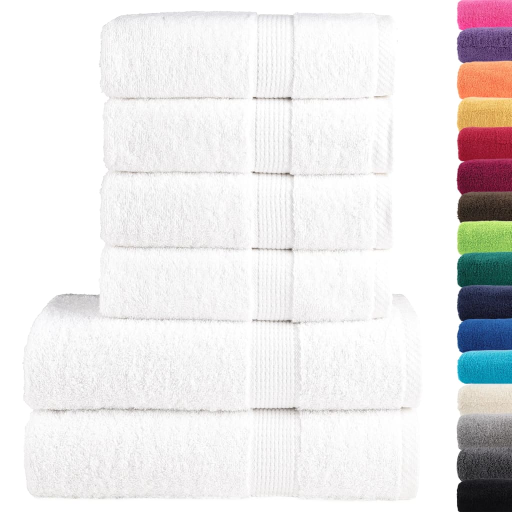 6 Piece Premium Towel Set SOLUND 600 gsm