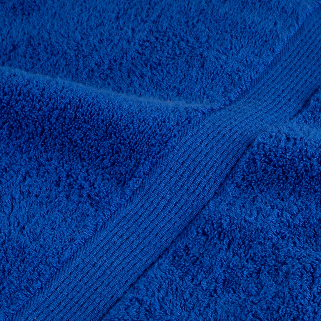 vidaXL 6 Piece Premium Towel Set SOLUND Blue 600 gsm 6