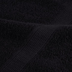 vidaXL 6 Piece Premium Towel Set SOLUND Black 600 gsm 6