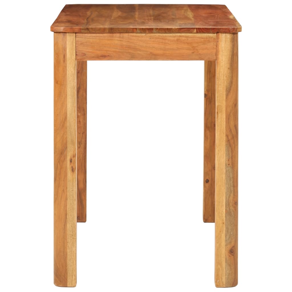 vidaXL Dining Table 110x55x76 cm Solid Wood Acacia 3