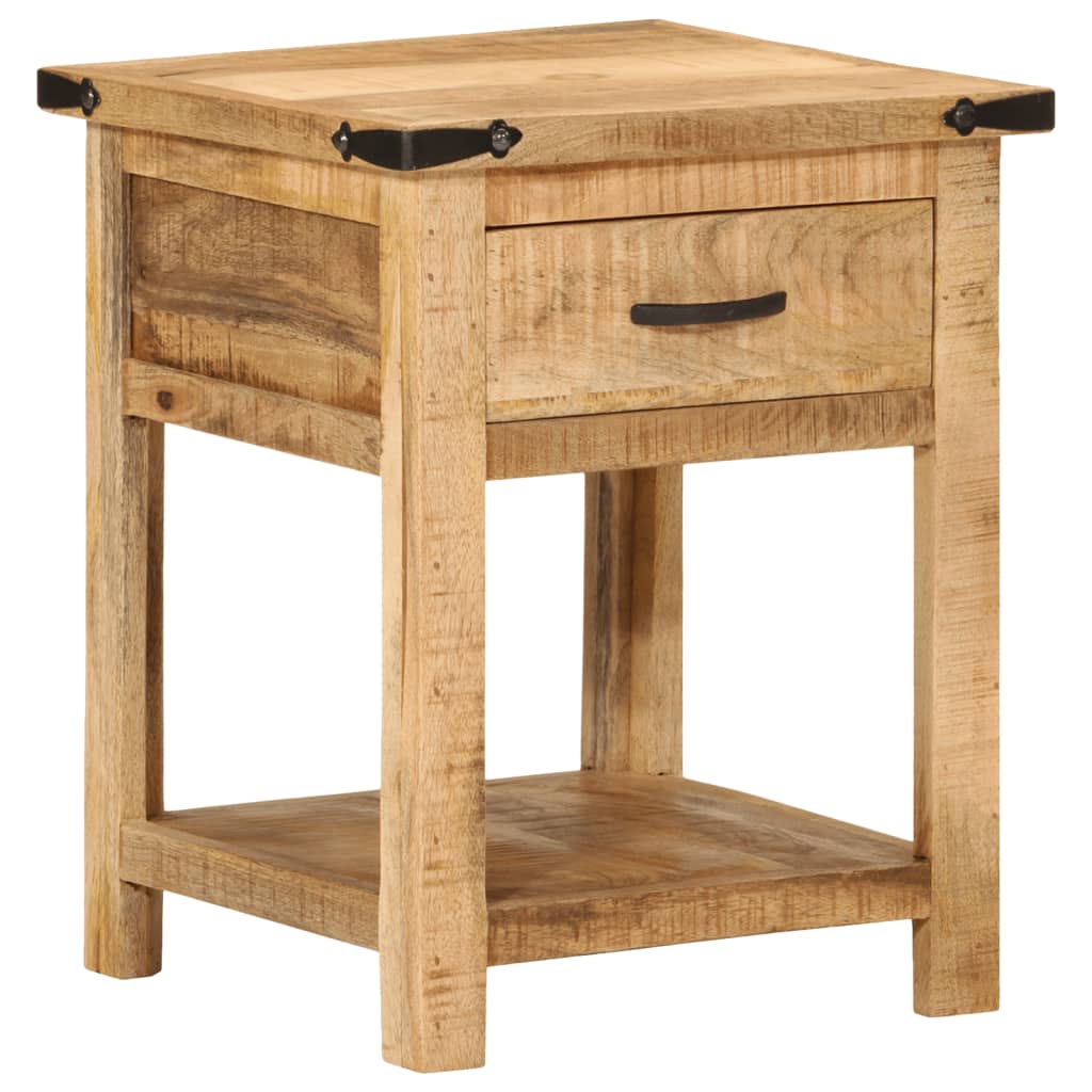 vidaXL Bedside Cabinet 40x40x50 cm Solid Wood Mango 1