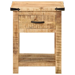 vidaXL Bedside Cabinet 40x40x50 cm Solid Wood Mango 3