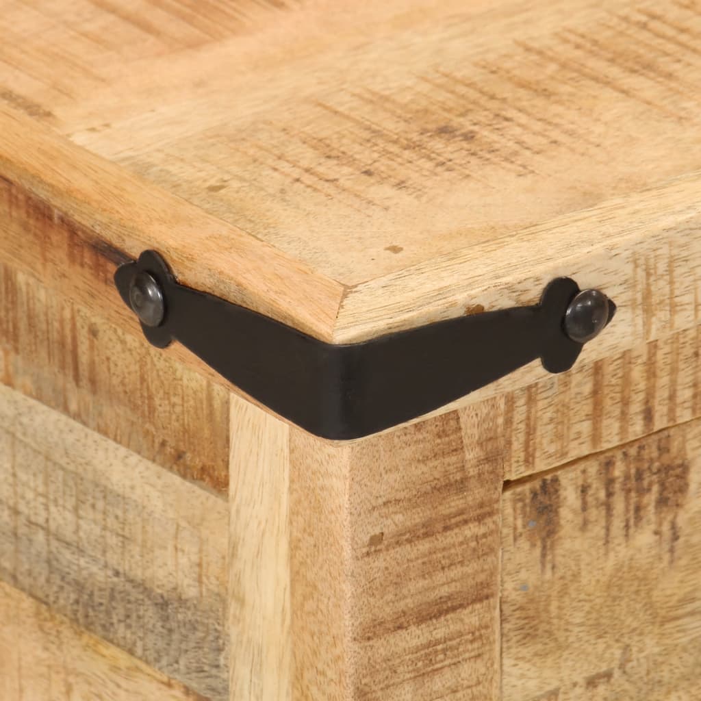 vidaXL Bedside Cabinet 40x40x50 cm Solid Wood Mango 6