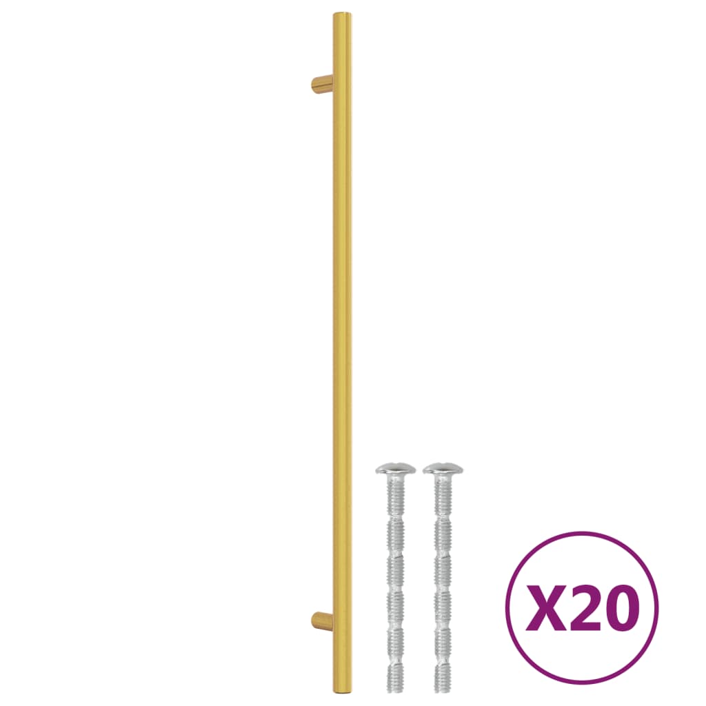 Cabinet Handles Stainless Steel 20 Gold 320 mm