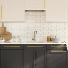 vidaXL Cabinet Handle | Set of 20 | Gold | Stainless Steel 4