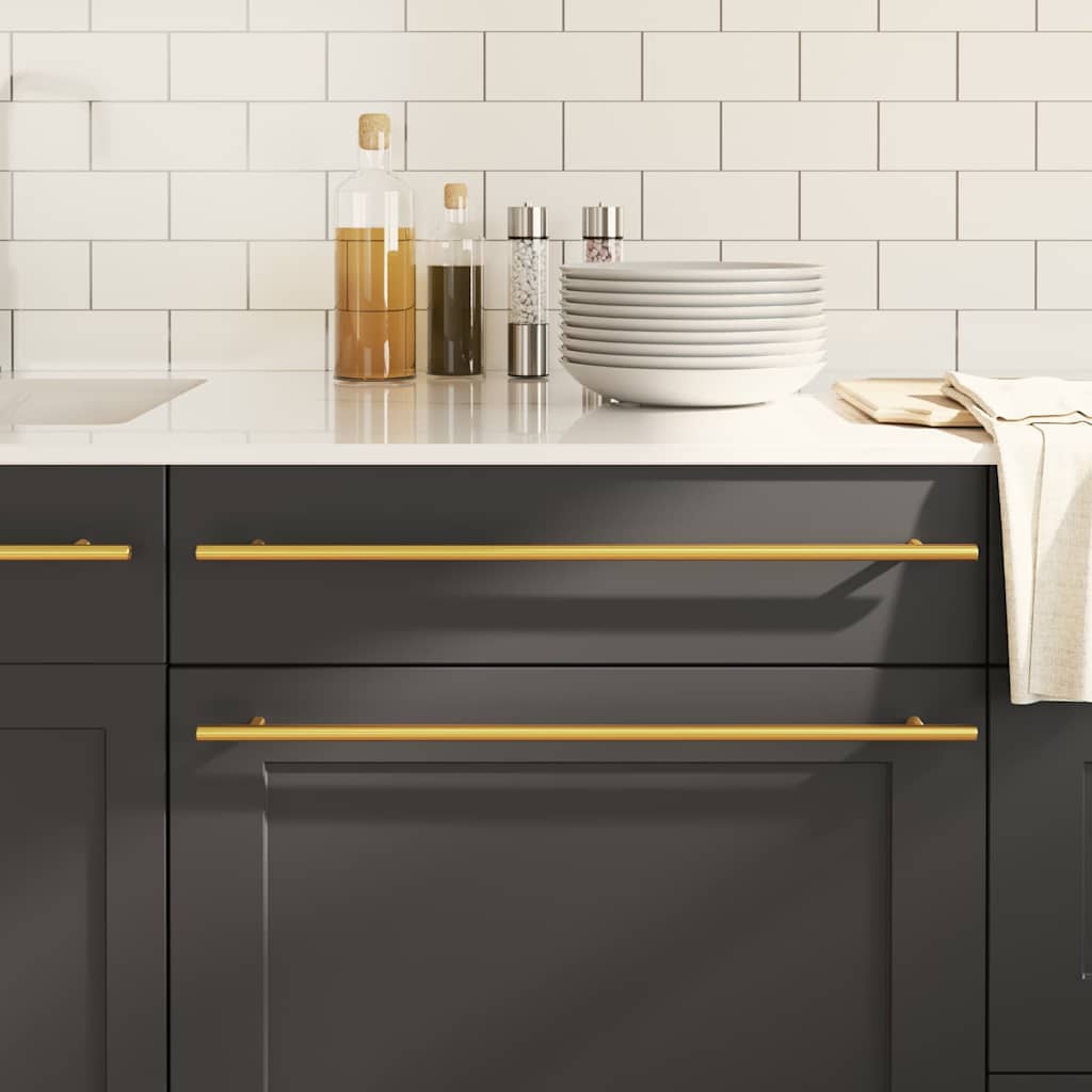 vidaXL Cabinet Handles Stainless Steel 20 Gold