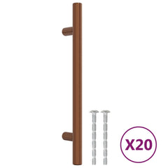 vidaXL Cabinet Handles 20 pcs Bronze 128 mm Stainless Steel 2