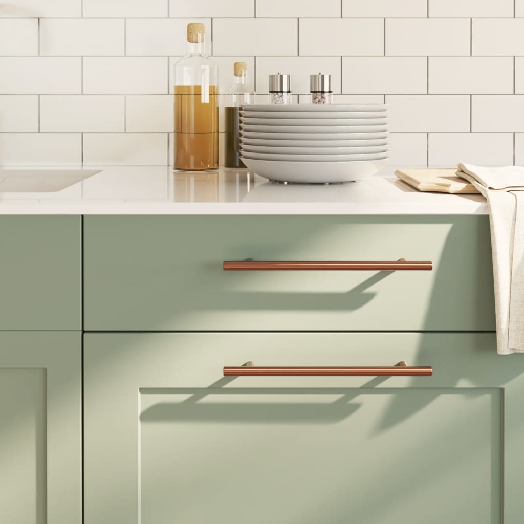Cabinet Handles Stainless Steel 20 Bronze 192 mm