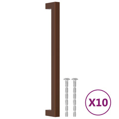 vidaXL Cabinet Handles 10 pcs Bronze 224 mm Stainless Steel 2