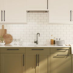 vidaXL Cabinet Handles 10 pcs Black 224 mm Stainless Steel 4