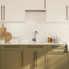vidaXL Cabinet Handles 10 pcs Black 320 mm Stainless Steel 4