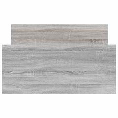 vidaXL Bed Frame without Mattress Grey Sonoma 75x190 cm Engineered Wood 6