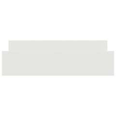 Bed Frame without Mattress 160x200 cm White