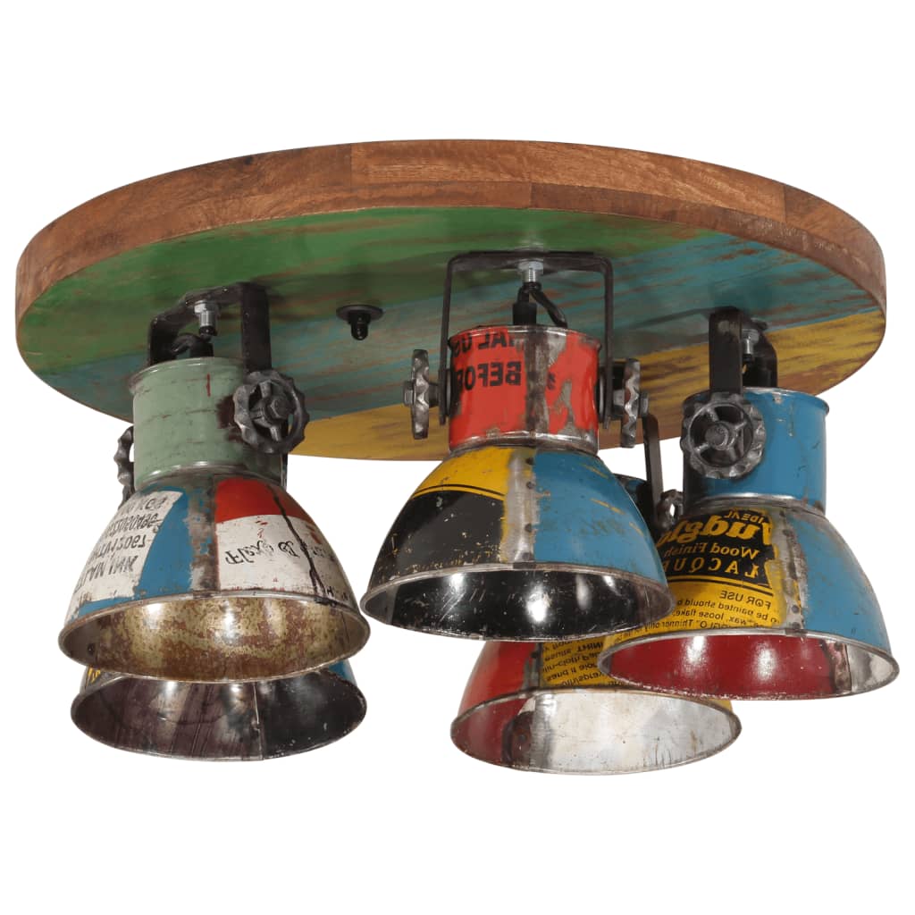 vidaXL Ceiling Lamp 25 W Multicolour 50x50x25 cm E27 3