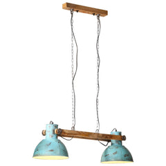 Industrial Hanging Lamp 25 W 109 cm E27 Blue