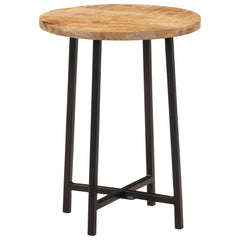 Coffee Table Solid Wood Mango and Iron, image 4
