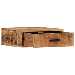 Wall-mounted Bedside Cabinet Solid Wood Mango 40 x 30 x 13.5 cm