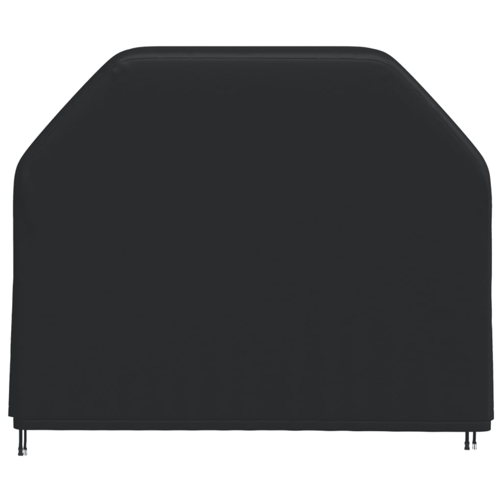 vidaXL BBQ Cover 162x61x122 cm Black 420D Oxford 2