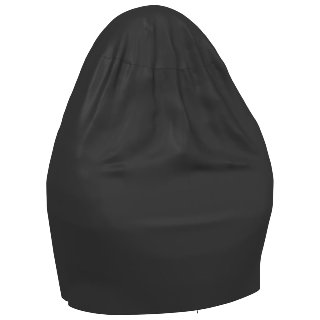 vidaXL Double Egg Chair Cover Black Ø 146x210 cm 420D Oxford 1