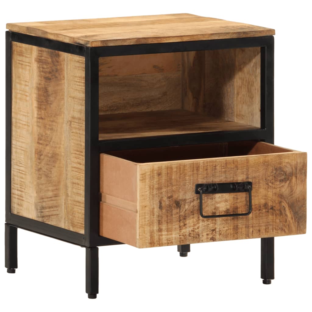 vidaXL Bedside Cabinet 40x35x50 cm Solid Wood Mango 2