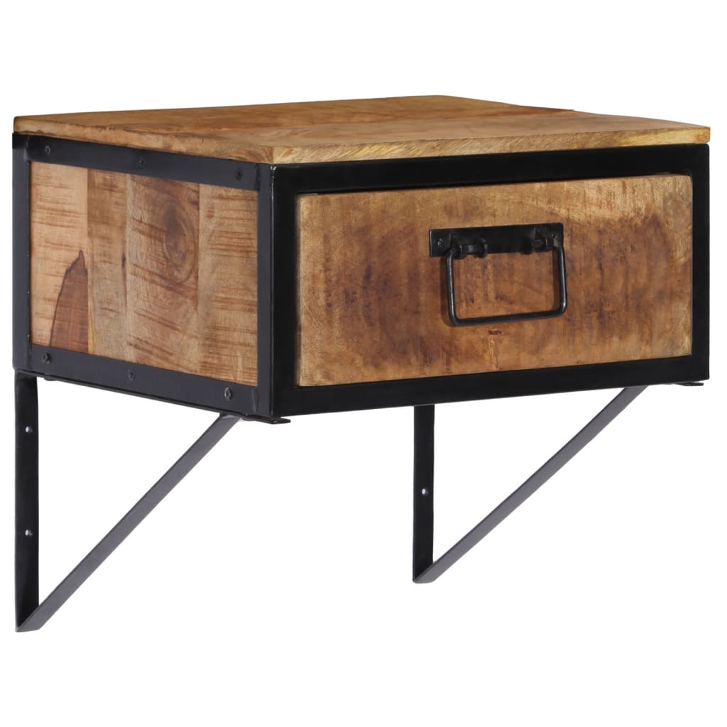 vidaXL Bedside Cabinet 40x35x40 cm Solid Wood Mango 1