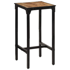 Bar Table Solid Rough Wood Mango 60 x 55 x 107 cm