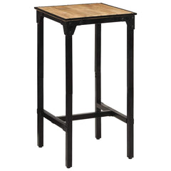 Bar Table Solid Rough Wood Mango 60 x 55 x 107 cm