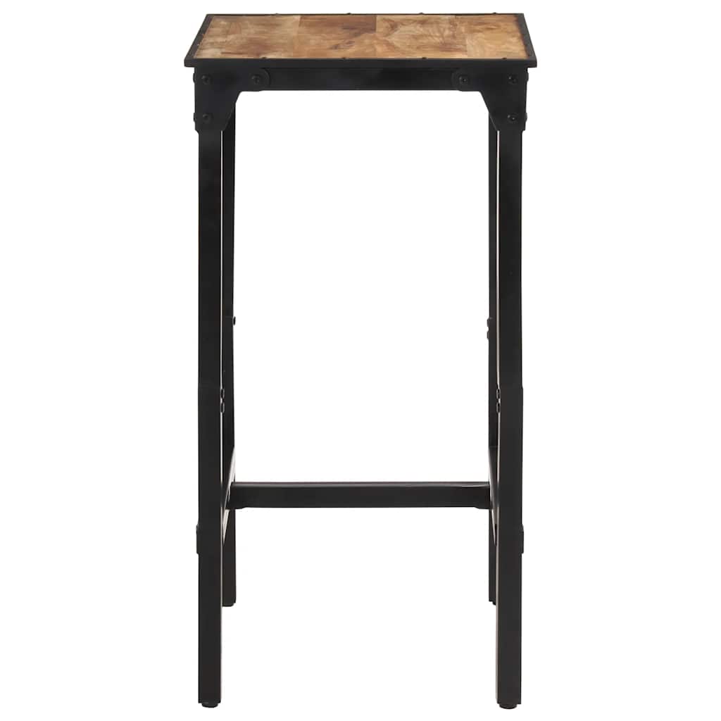Bar Table Solid Rough Wood Mango 60 x 55 x 107 cm