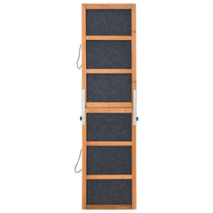 vidaXL Dog Ramp Grey 120x30 cm Solid Wood Fir 5