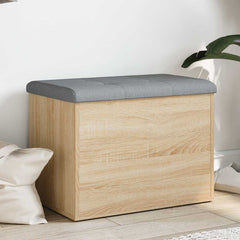Storage Bench Engineered Wood in Sonoma Oak