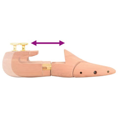 vidaXL Shoe Stretcher with Shoe Horn EU 40-41 Solid Wood Cedar 6