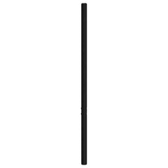 vidaXL Metal Replace Headboard Black 150 cm 5