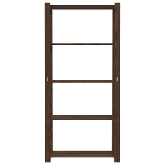 vidaXL 5-Tier Storage Rack Brown 80x38x170 cm Solid Wood Pine 3
