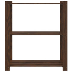 vidaXL 3-Tier Storage Rack Brown 80x38x90 cm Solid Wood Pine 3