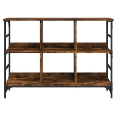 vidaXL Sideboard Smoked Oak 102x32x73,5 cm Engineered Wood 4