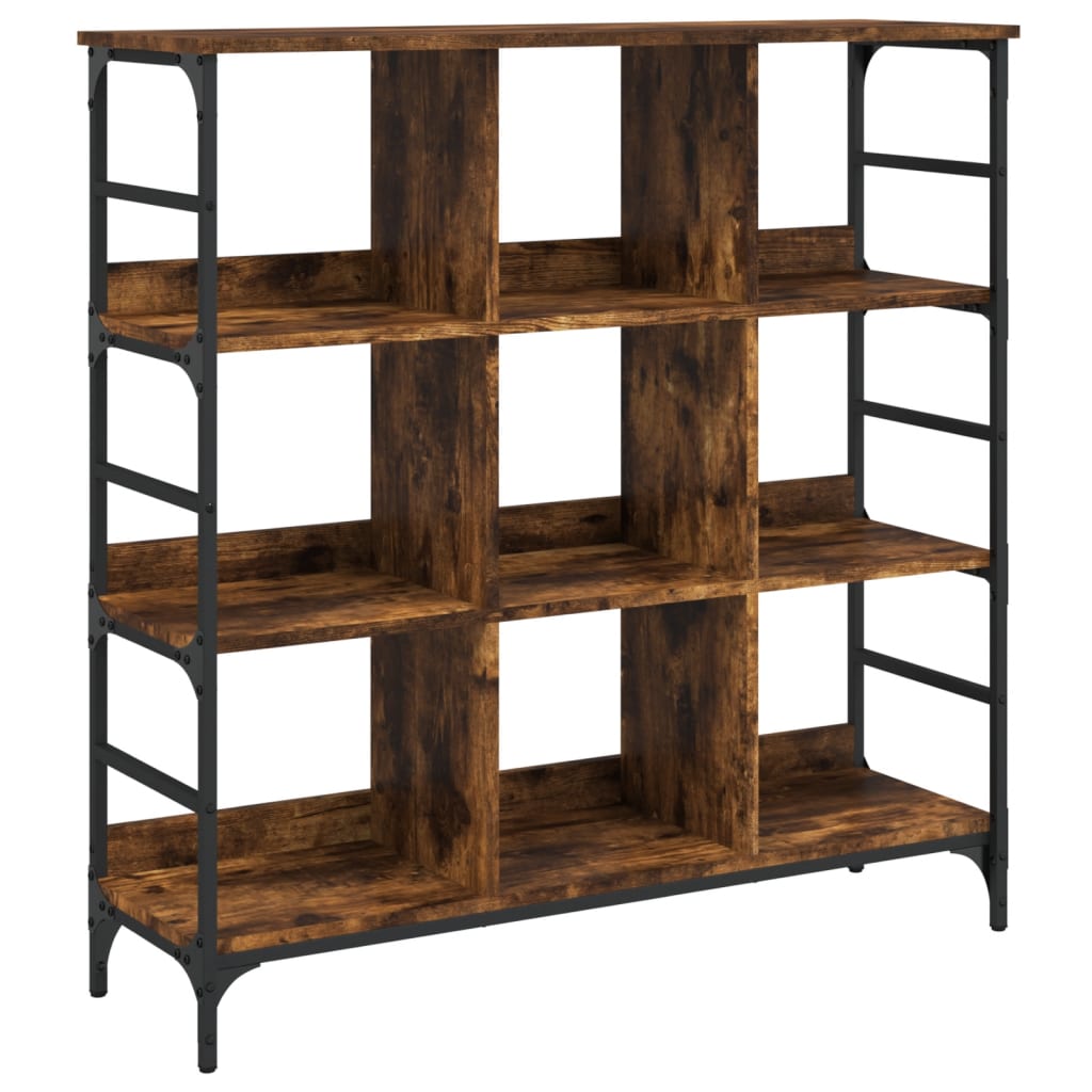 vidaXL Sideboard Smoked Oak 102x32x103,5 cm Engineered Wood 2